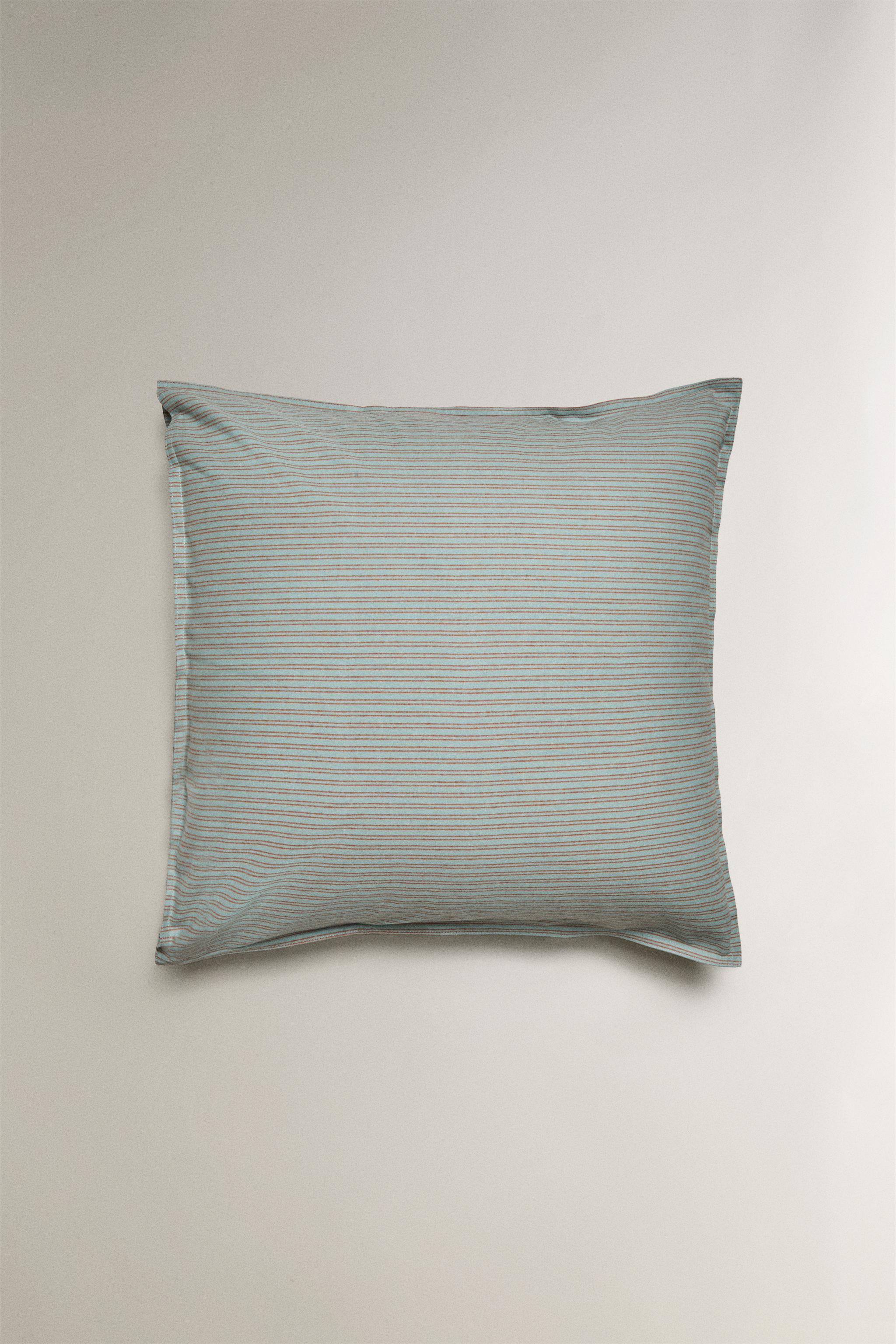 KIDS STRIPED FLANNEL PILLOWCASE